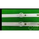 Пряма підсвітка для телевізора Hisense 32″ 303SH320034 (2 планки по 545 мм, 6 LED, лінза 17 мм, 3 В)