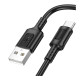 Кабель Borofone BX111 USB-A – Type-C (1 м · 15W · 3A) (Black)