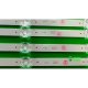 Пряма підсвітка для телевізора 55″ K550WDF (8 планок по 541 мм, 5/6 LED, лінза 17 мм, 3 В)