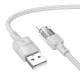 Кабель Hoco U129 USB-A – Lightning (1.2 м · 12W · 2.4A) (Gray)