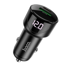 Автомобильное зарядное устройство Hoco Z42 USB-A+USB-C (20W · 3A) (Black)