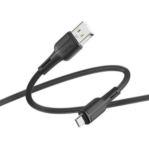 Кабель Ridea RC-CO10 CommonPro USB-A – Type-C (1 м · 15W · 3A) (Black)