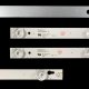 Пряма підсвітка для телевізора TCL 55″ 55D2900 (8 планок по 536/422 мм, 4/5 LED, лінза 17 мм, 6 В)