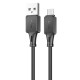 Кабель Hoco X101 USB-A – Micro-USB (1 м · 12W · 2.4A) (Black)