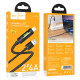 Кабель Hoco U126 USB-A – Lightning (1.2 м · 12W · 2.4A) (Black)