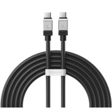 Кабель Baseus CoolPlay Series Type-C – Type-C (2 м · 100W · 5A) (CAKW000301) (Black)