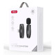 Бездротовий петличний мікрофон XO MKF08B Lightning (Black)