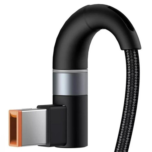 Кабель Baseus Zinc Magnetic Charging Type-C – DC Square Port (2 м · 100W · 5A) (Black)