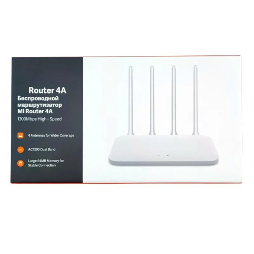 Роутер Wi-Fi Xiaomi Mi 4A (AC1200 · 2.4/5 ГГц) (White)