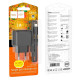 Сетевое зарядное устройство Hoco CS11A USB-A (10.5W · 2.1A) с кабелем USB-A – Type-C (Black)