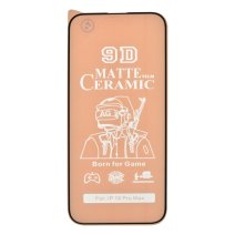 Защитная пленка Ceramic Matte для Apple iPhone 16 Pro Max (Full Glue) (Black)
