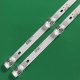 Пряма підсвітка для телевізора BQ 32″ R72-32D04-038 (2 планки по 547 мм, 6 LED, лінза 17 мм, 6 В)