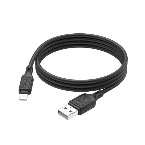 Кабель Hoco X90 Cool silicone USB-A – Lightning (1 м · 12W · 2.4A) (Black)