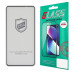Защитное стекло в тех упаковке для Xiaomi Redmi Note 12 Pro+ (5G) (Full Glue) (0.3 мм, 2.5D) (Black)