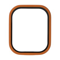 Защитное стекло с рамкой для Apple Watch Ultra (49mm) (Full Glue) (Orange)