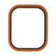 Защитное стекло с рамкой для Apple Watch Ultra 3 (49mm) (Full Glue) (Orange)