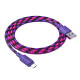 Кабель Hoco X116 Meridian USB-A – Micro-USB (1 м · 12W · 2.4A) (Purple)