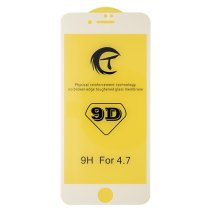 Защитное стекло CT 9D для Apple iPhone SE (2nd gen) (2020) (Full Glue) (White)