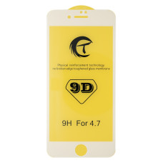 Защитное стекло CT 9D для Apple iPhone SE (2nd gen) (2020) (Full Glue) (White)