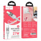 Кабель Hoco U129 Type-C – Lightning (1.2 м · 27W · 3A) (Gray)