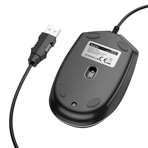 Мишка дротова Hoco GM37 (Black)