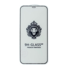 Защитное стекло Lion для Apple iPhone 12 Pro Max (Full Glue) (0.3 мм, 2.5D) (Black)