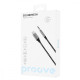 Audio кабель AUX Proove SoundMesh Type-C to 3.5мм 1м gray