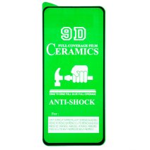 Защитная пленка Ceramic для Oppo Reno5 Lite (Full Glue) (Black)