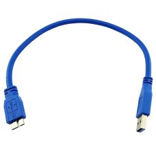 Перехідник USB-A 3.0 – Micro-B 30 см (тех пак) (Black)