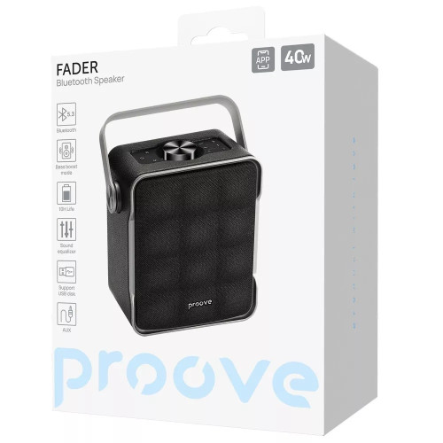 Bluetooth колонка Proove Fader 40W (Black)