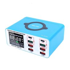 Мережевий зарядний пристрій Relife RL-304S (4 USB+ 2 PD 3.0 + 2 QC 3.0 +1WC)