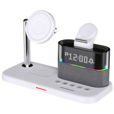 Беспроводное зарядное устройство C09 4в1 (15W) (White)