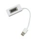 USB-тестер емкости KCX-017 Вольтметр Амперметр (белый)