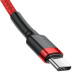 Кабель Baseus Cafule Type-C – Type-C (1 м · 60W · 3A) (CATKLF-G09) (Red)