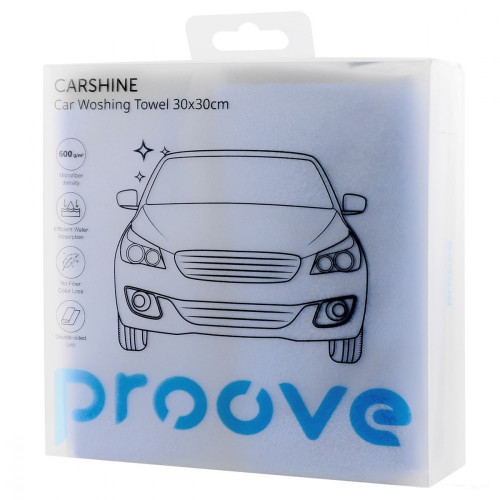 Микрофибра для авто Proove Carshine 30×30 см, 2 шт (Blue)