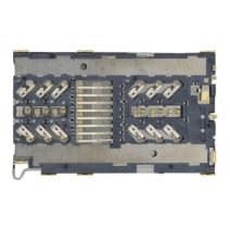 Роз'єм SIM-карти для Samsung A266 Galaxy A26 (5G) (2025) 20 pin (8 кріплень) (1 SIM + SIM/Micro SD)
