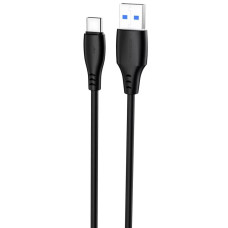Кабель Proove Simple Silicone USB-A – Type-C (2 м · 15W · 3A) (Black)