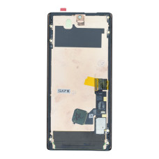 Дисплей для Google Pixel 6 Pro с тачскрином в рамке со сканером отпечатка пальца (Black) (Original Refurbished)