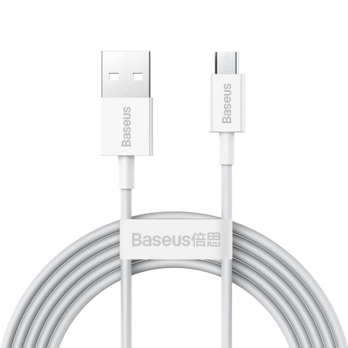 Кабель Baseus Superior Series Fast Charging USB-A – Micro-USB (2 м · 10W · 2A) (White)
