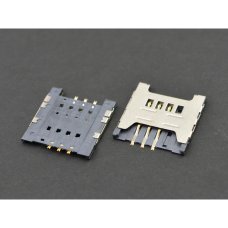 Роз'єм SIM-карти для Samsung E1050 3 pin (6 кріплень) (One SIM)