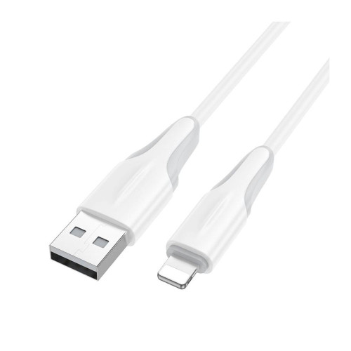 Кабель Borofone BX119 USB-A – Lightning (1 м · 12W · 2.4A) (White)