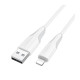 Кабель Borofone BX119 USB-A – Lightning (1 м · 12W · 2.4A) (White)