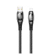Кабель Usams US-SJ368 Digital Display Charging U36 USB-A – Lightning (1.2 м · 10W · 2A) (Black)