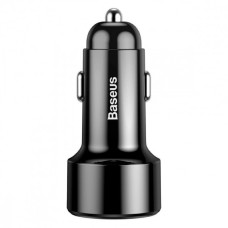 Автомобильное зарядное устройство Baseus Magic Digital Display USB-A+USB-C (45W · 3A) (Black)