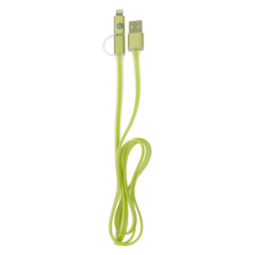 Кабель Remax RC-020t USB-A – Lightning/Micro-USB (1 м) (Green)