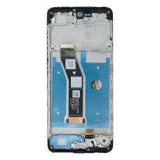 Дисплей для Motorola XT2421 Moto G04s з тачскріном в рамці (Black)