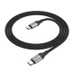 Кабель Hoco X102 Type-C – Type-C (1 м · 60W · 3A) (Black)