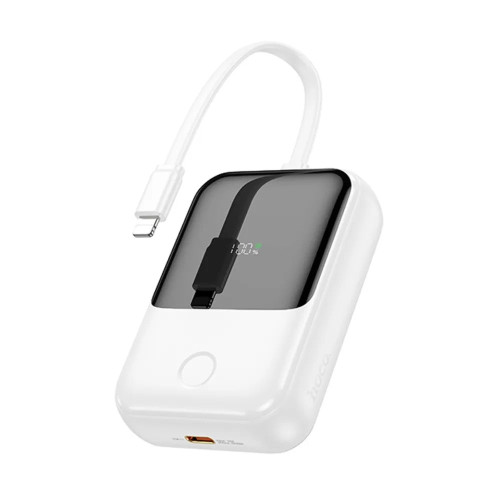 Повербанк Hoco Q33 22.5W+PD20W з кабелем Type-C (10000 mAh) (White)