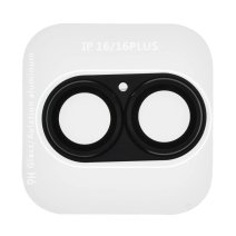 Захисне скло камери KRONOS для Apple iPhone 16 Plus (Full Protect) (Black)