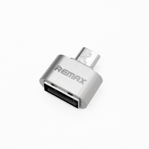 Переходник Remax USB-A – Micro-USB (Silver)